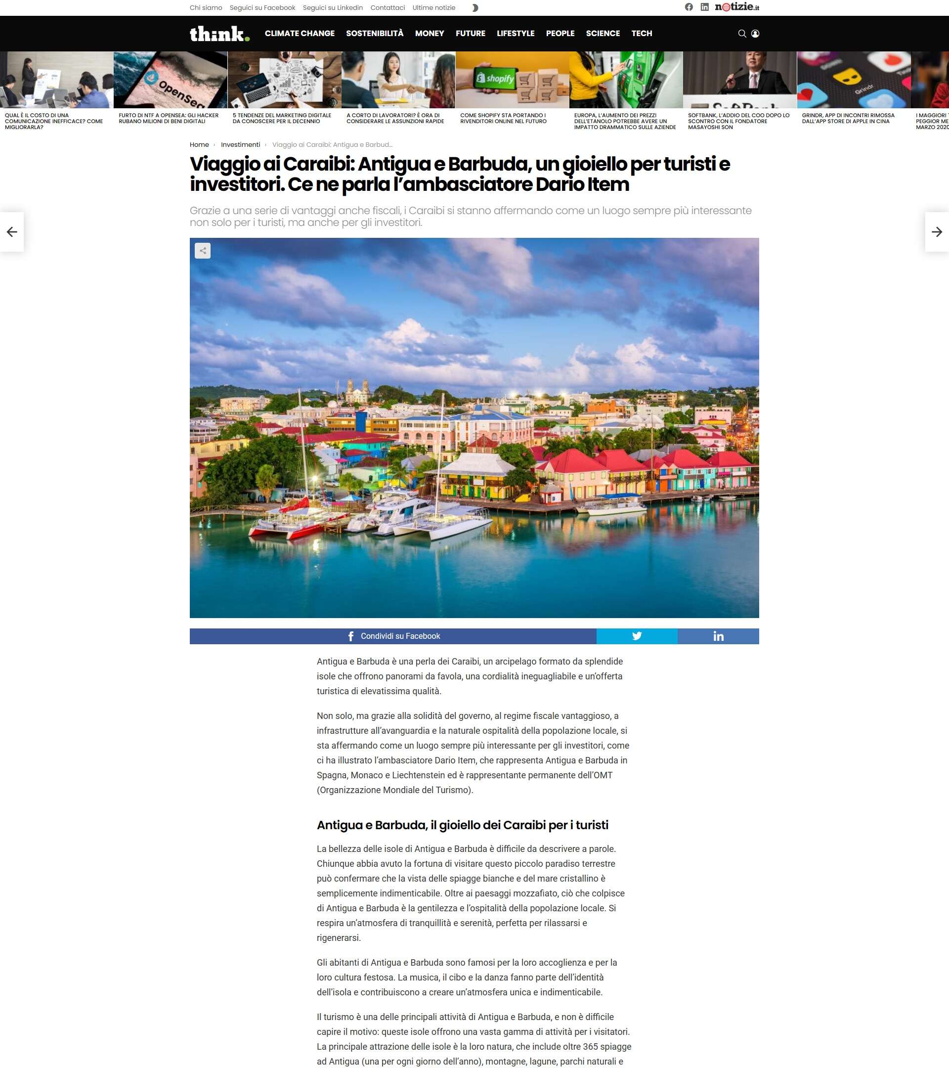 Dario Item: Antigua and Barbuda Shines as Caribbean’s Multimedia Hub